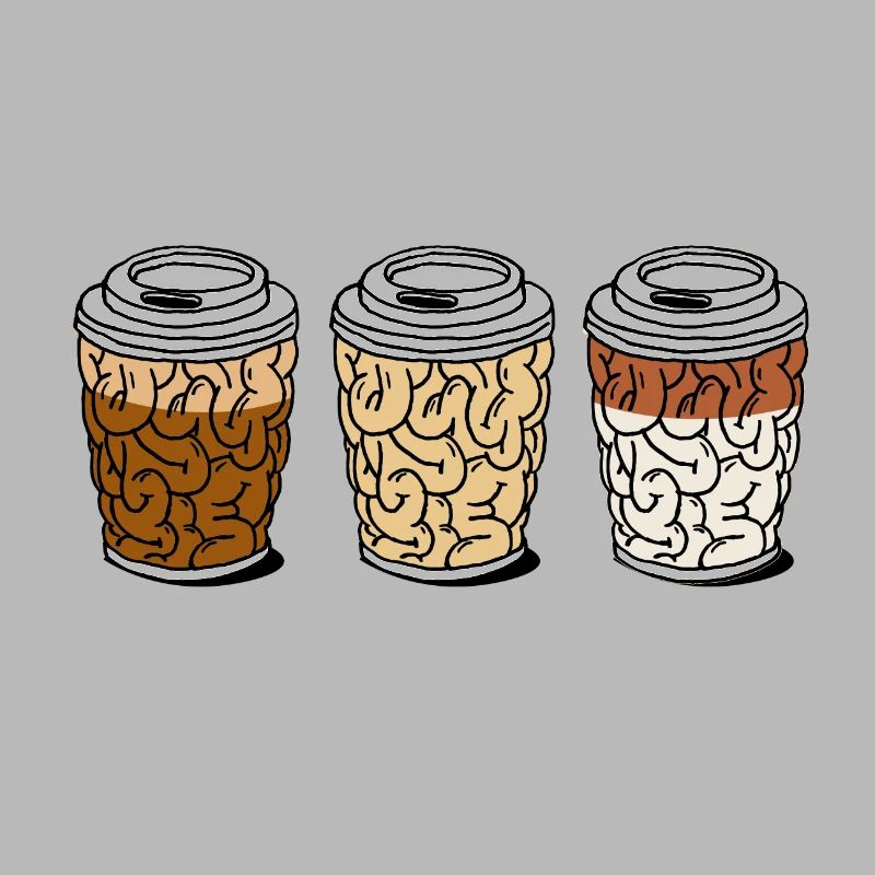 cappuccino coffee brain gift