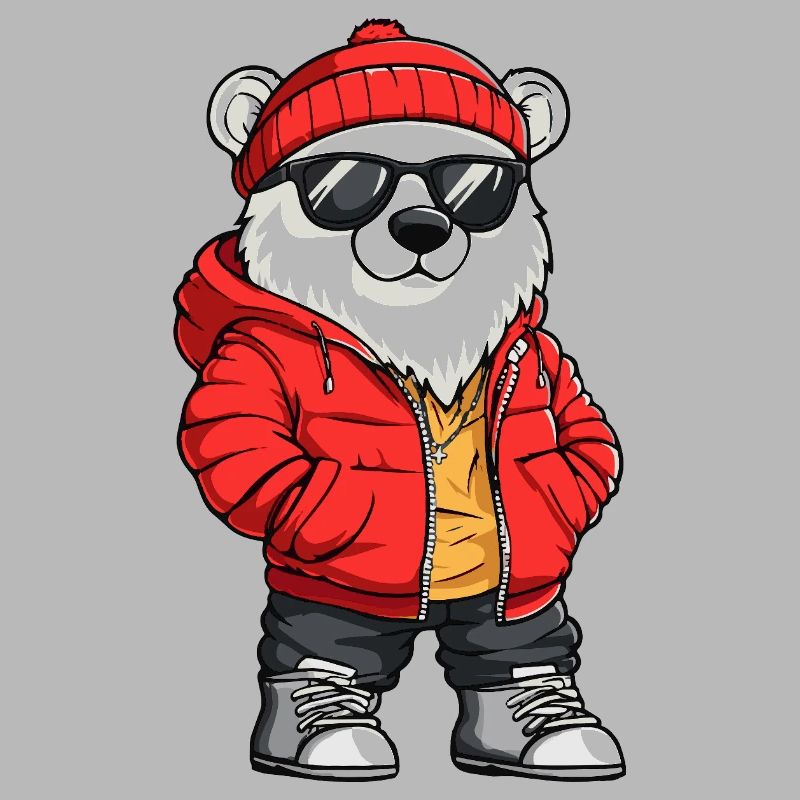 Polar Bear Cool Comic