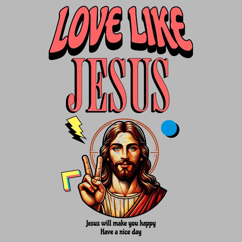 Aimer comme Jésus Visage moderne de Jésus