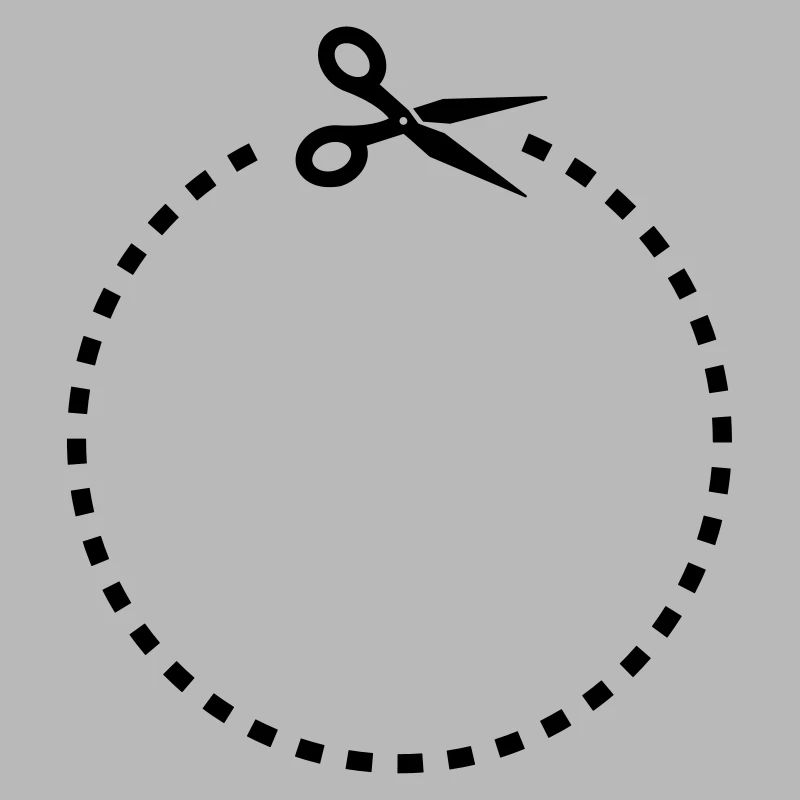 Circle - Cut out a circle with scissors