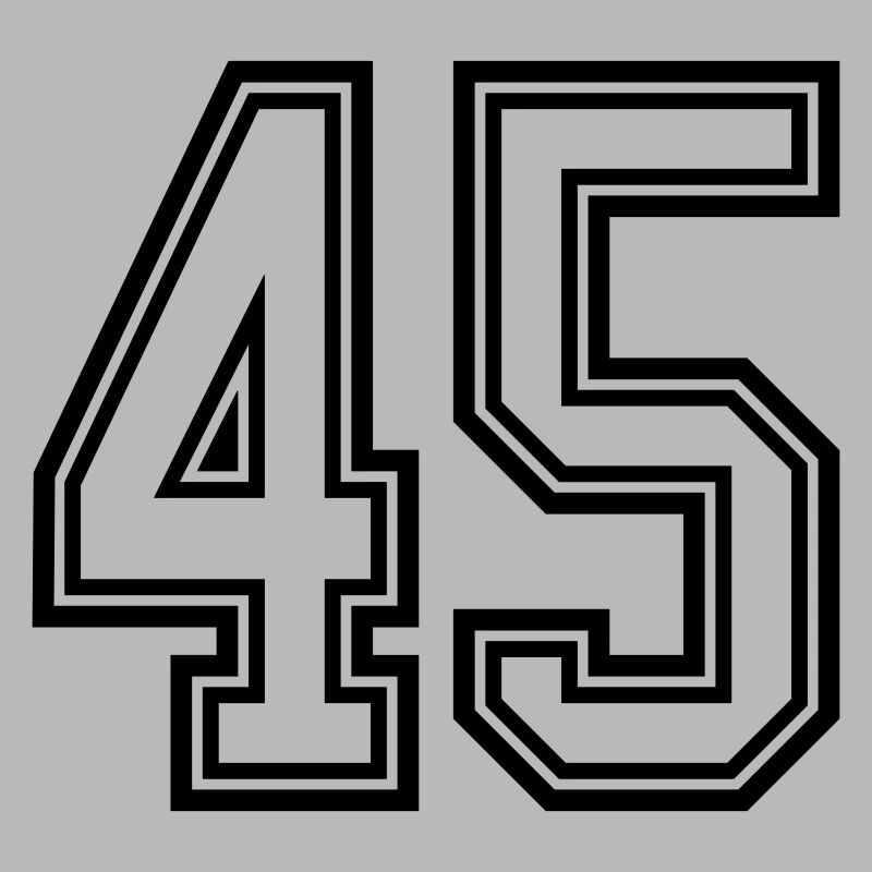 45 number symbol