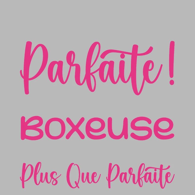 Une Boxeuse plus que parfaite, métier de rêve