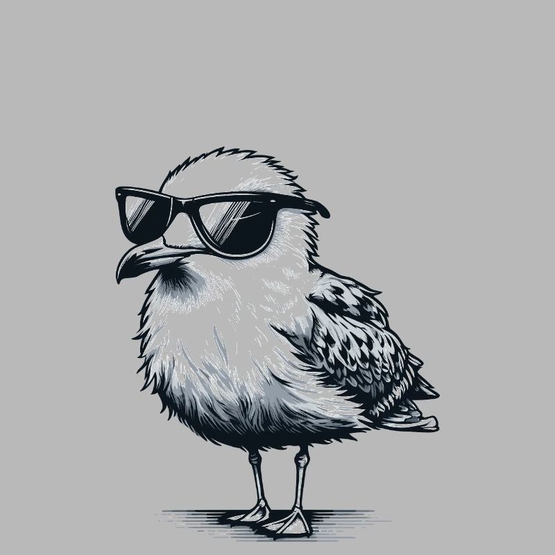 Watt’n dat denn Coole Möwe Nordsee Spruch