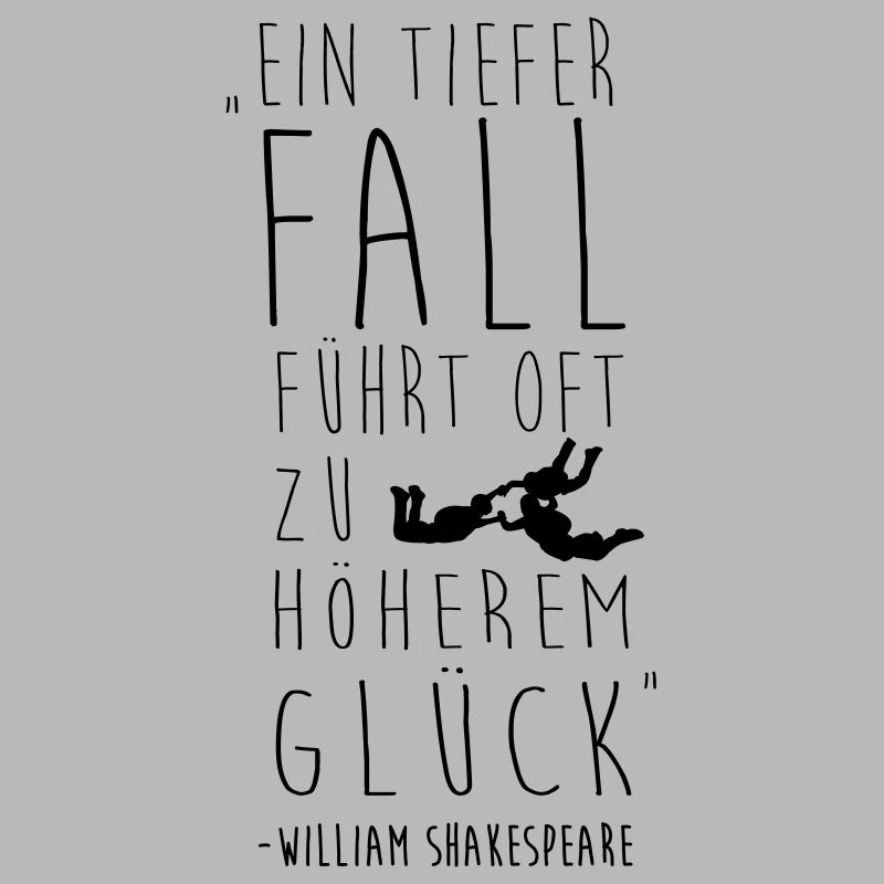 Ein Fall führt oft zu höherem Glück