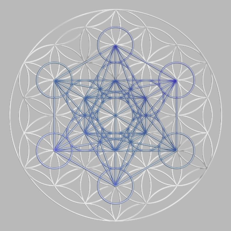 Le cube de Metatron - Fleur de la vie