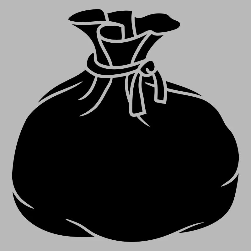 black fabric bag sack gift packed flasks