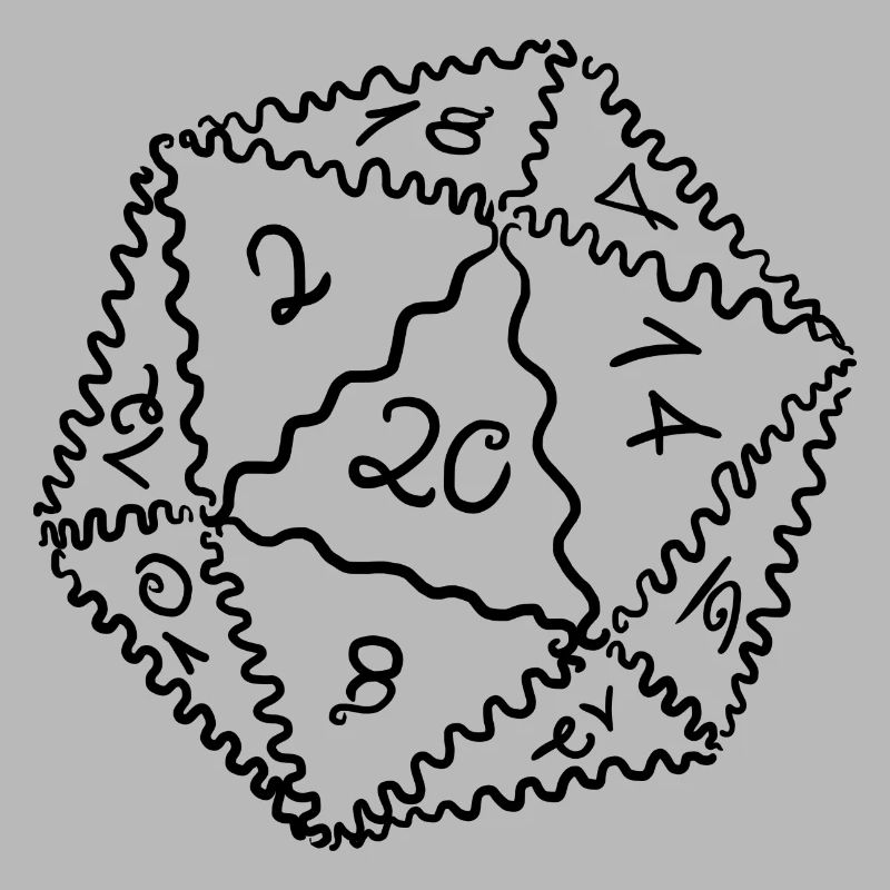 D20 dice