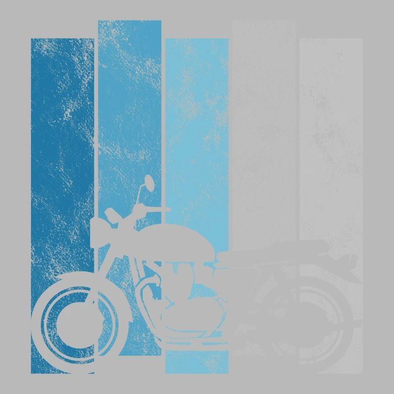 Motorcyclist Retro Biker Motorcycle Chopper Bobber