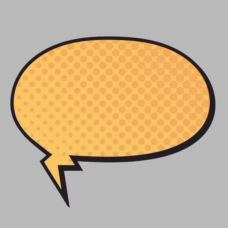 speech bubble round gift idea