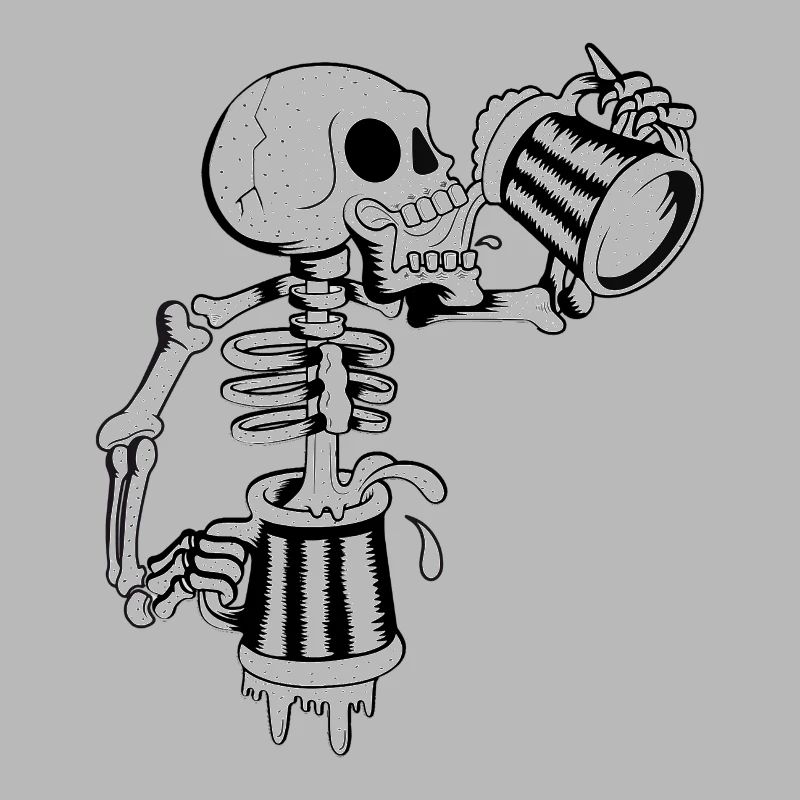 Always thirsty | Skeleton | Permanent drinker
