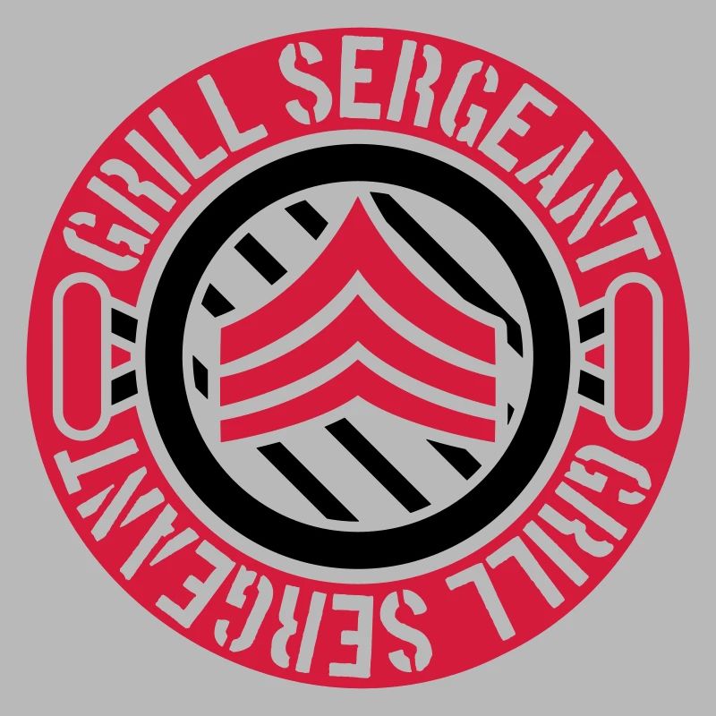 Barbecue Grill Sergeant Stamp