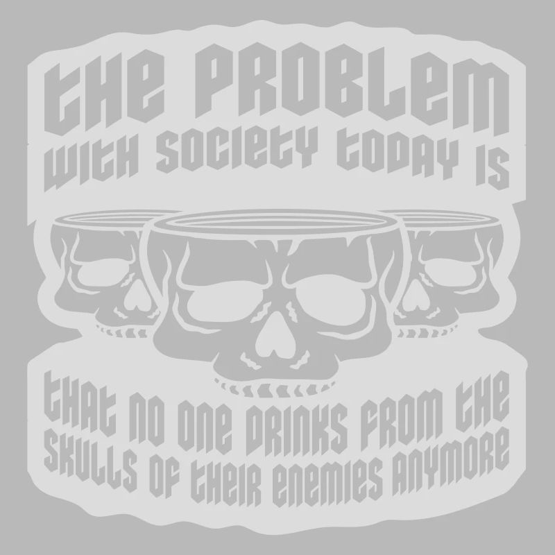 drinks from enemies skulls