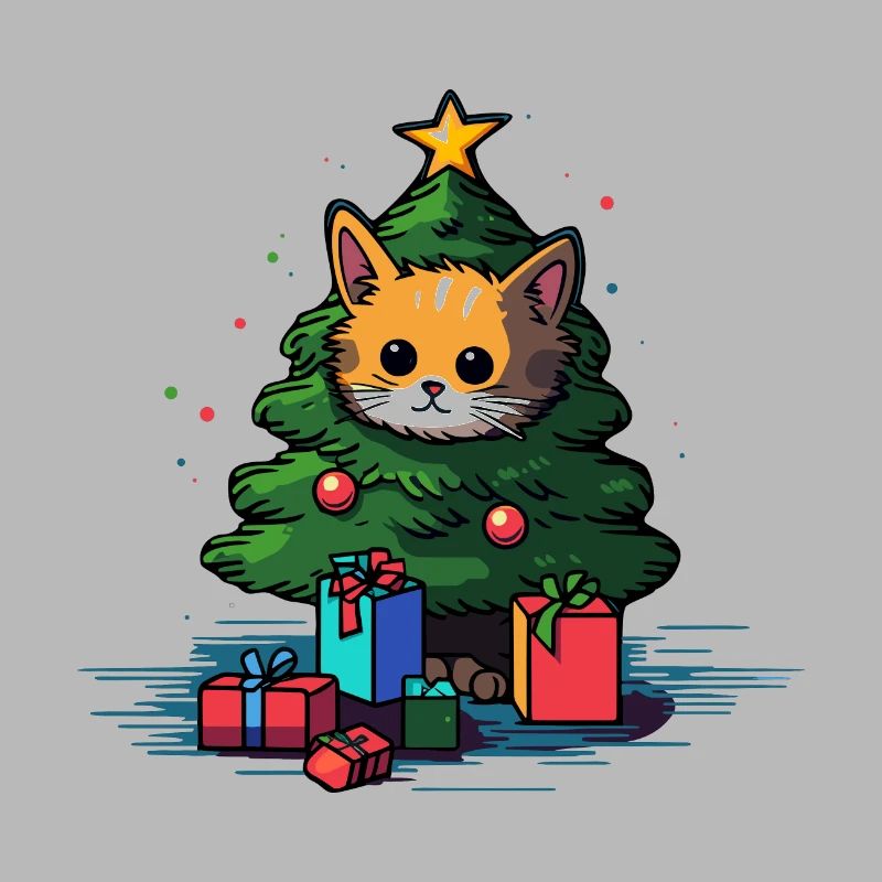 Chat de Noël