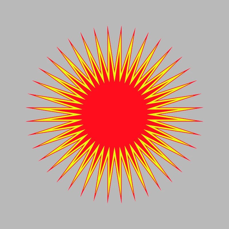 Explosion de vente rouge et jaune