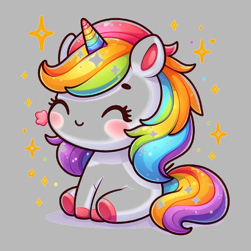 Regenbogen-Einhorn