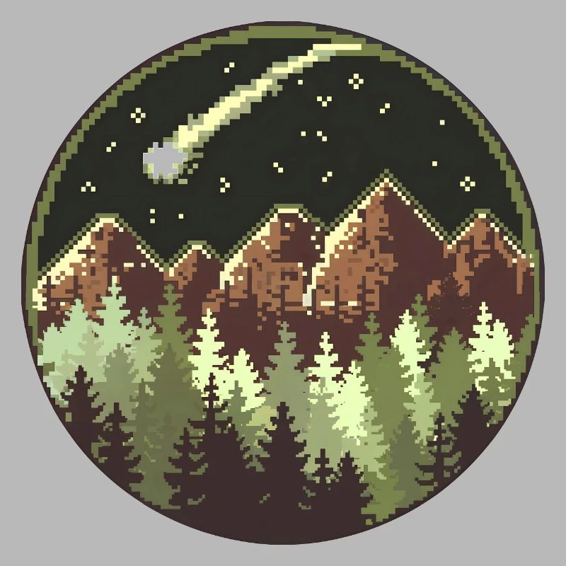 Forêt de pixels