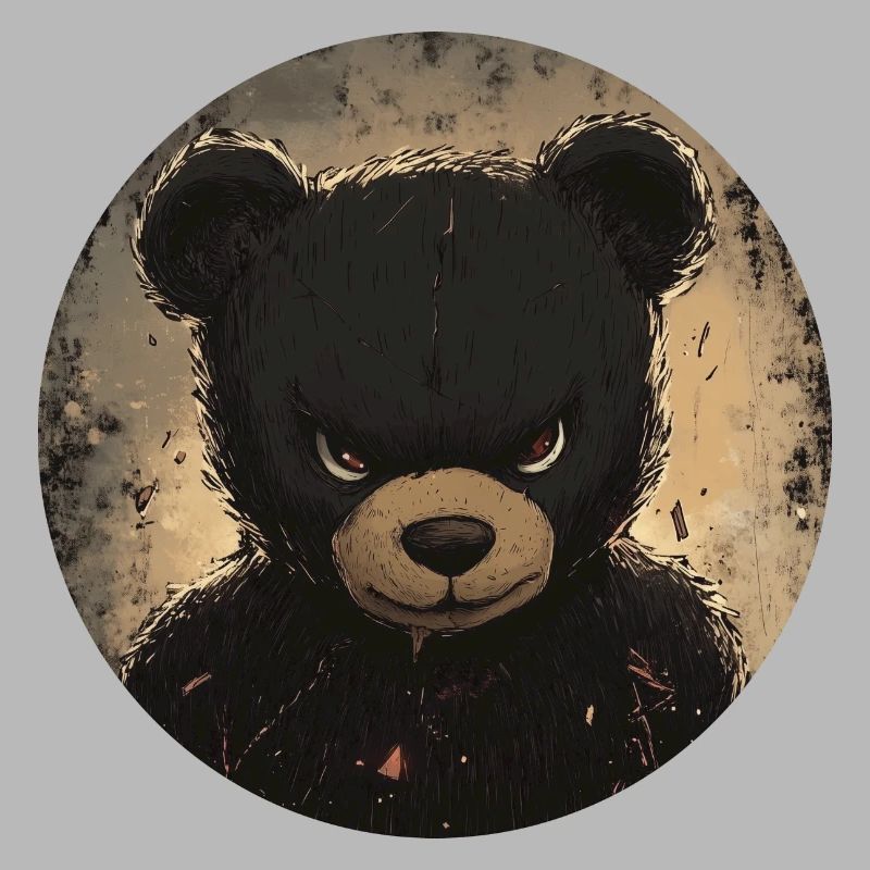 Fearless Teddy: Dark Elegance