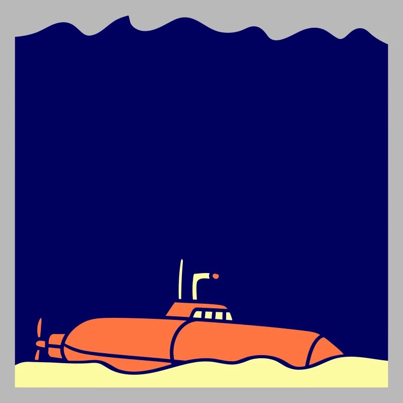 Sous-marin coulé échoué