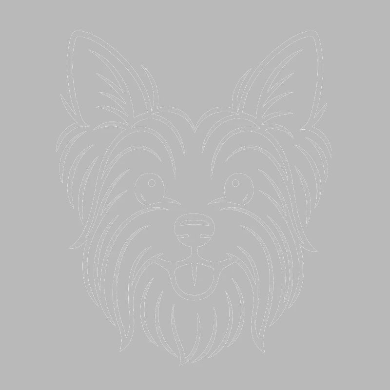 TinyPaws Black & White Edition Yorkshire Terrier w