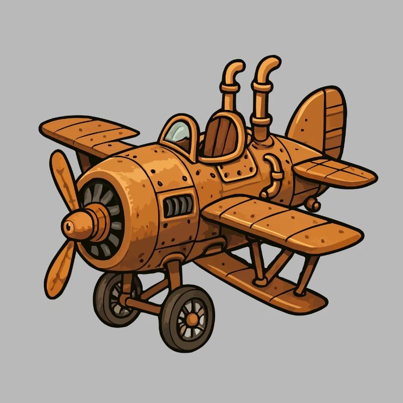 flugzeug steampunk