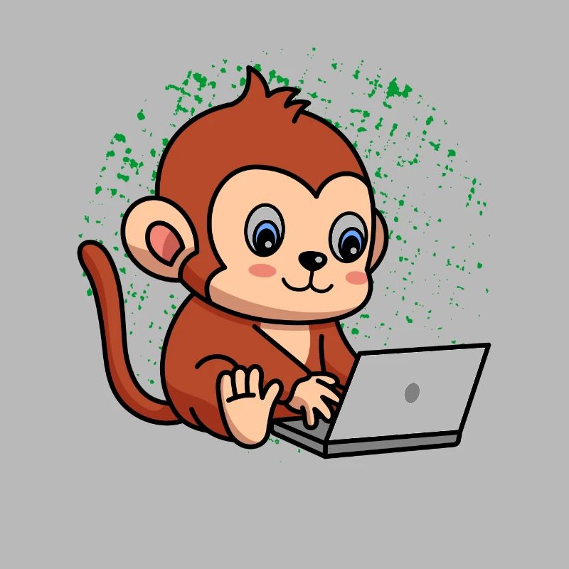 Code Monkey Programming Coder Computer Geek Develo