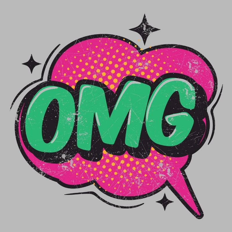 OMG COMIC COMICSTYLE CARTOON 80s MOTIFS GIFT