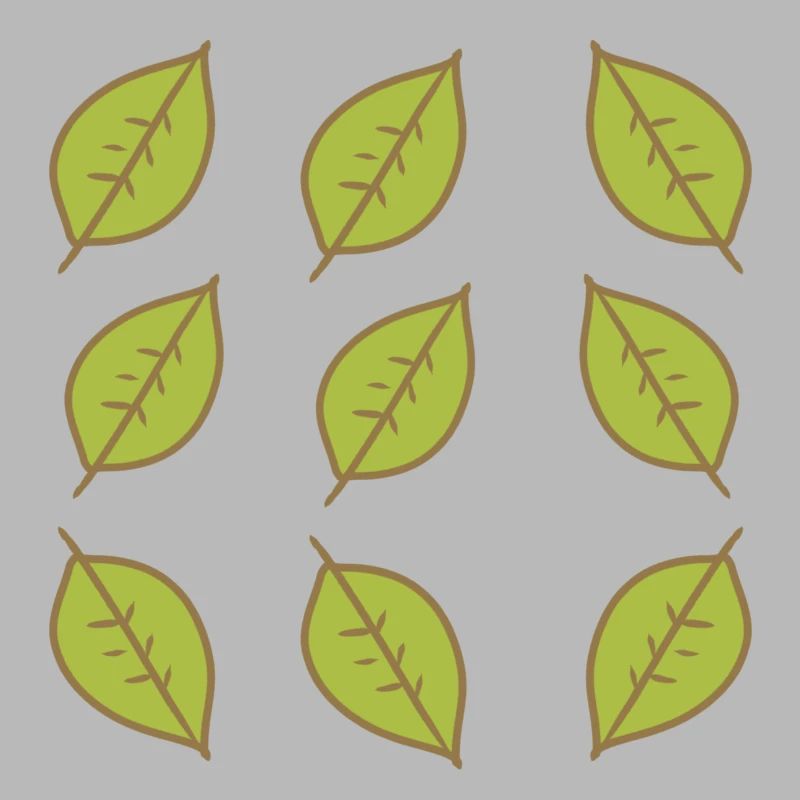 Pattern Leaf Leaves Frame Green Shape Nature