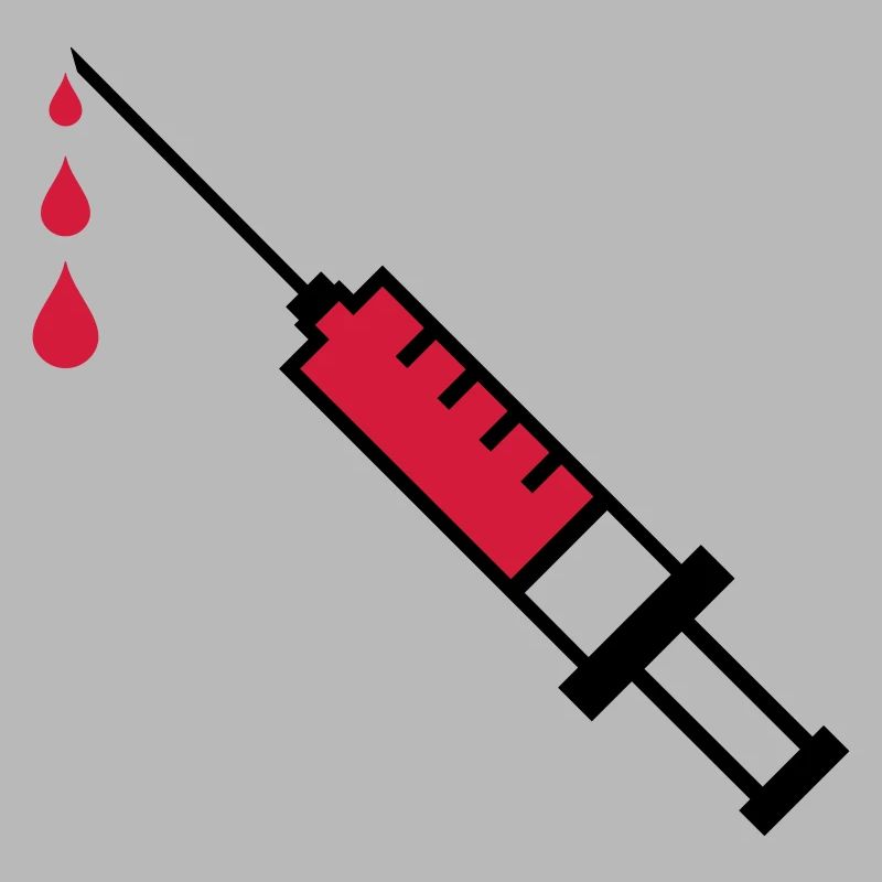 Spritze Blut
