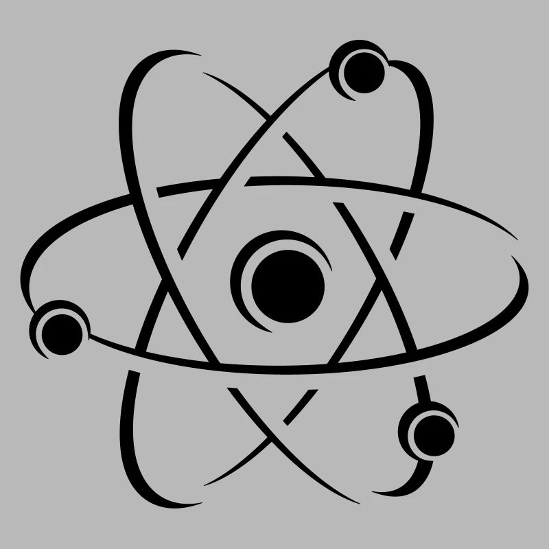Icône de l'atome de science