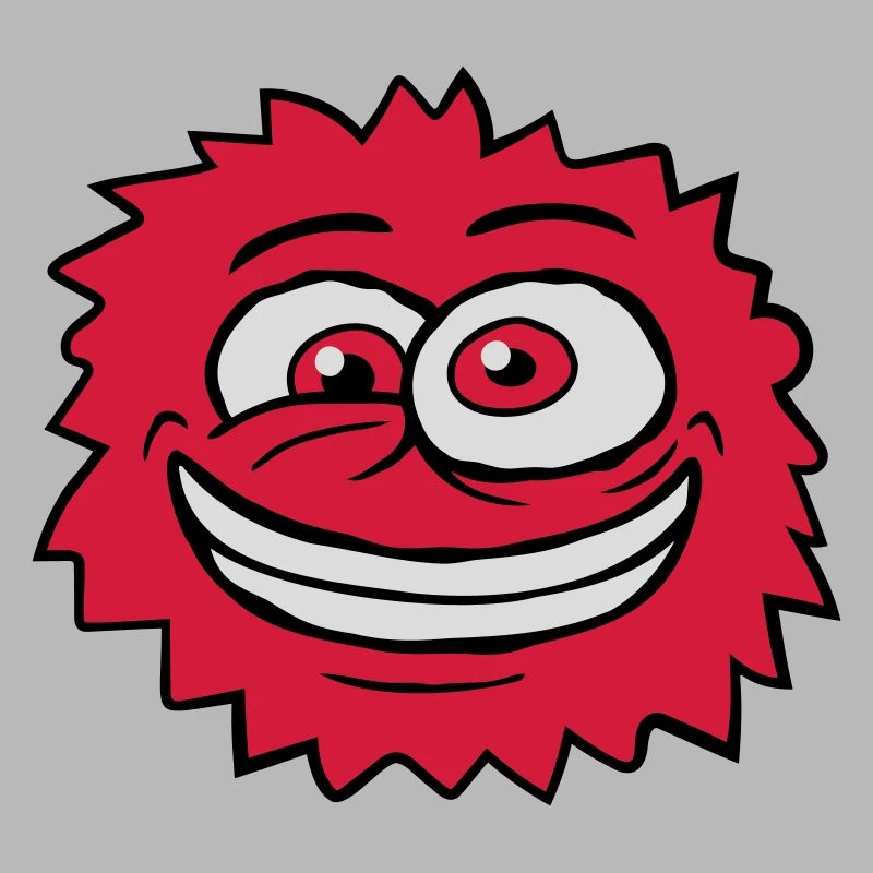 Monster verrücktes Comic Gesicht