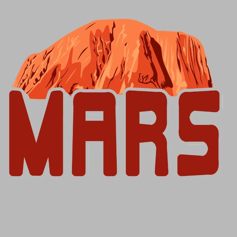 MARS National Park Retro Outer Space Planet