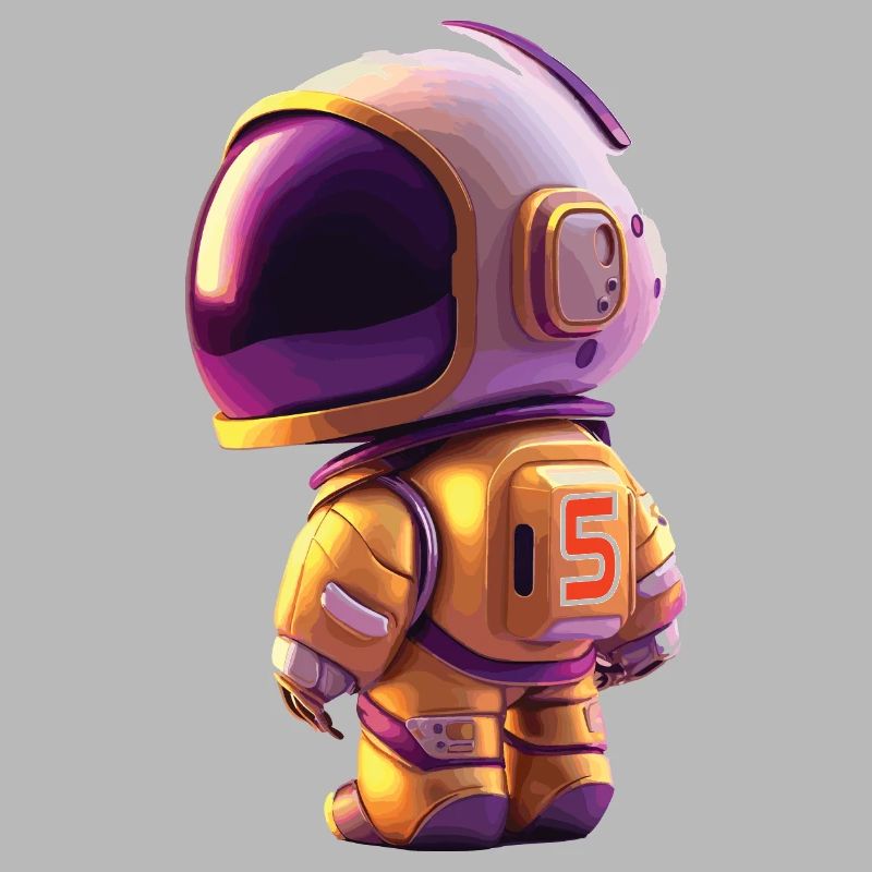 Space Kid Young Astronaut Birthday Five