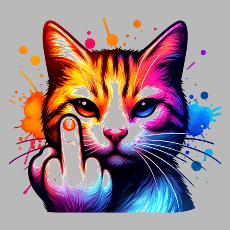 Drôle de chat maléfique