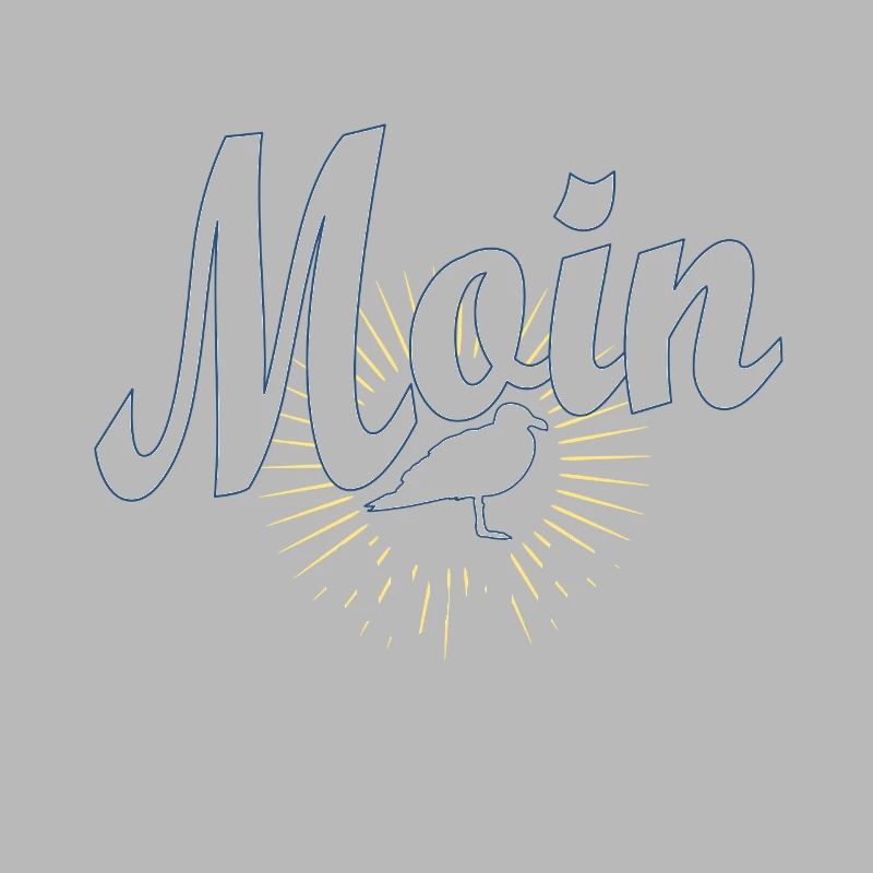 Norddeutsch Möwe - Moin ihr Spacken Oder was?