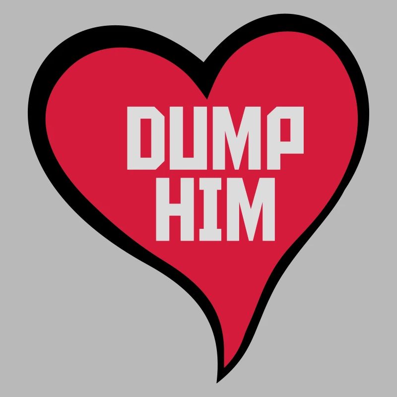 Dump Him Quote Logo