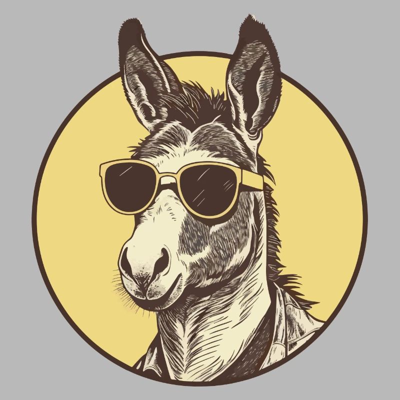 Âne, Lunettes de soleil, Mule, Mule, Steppe