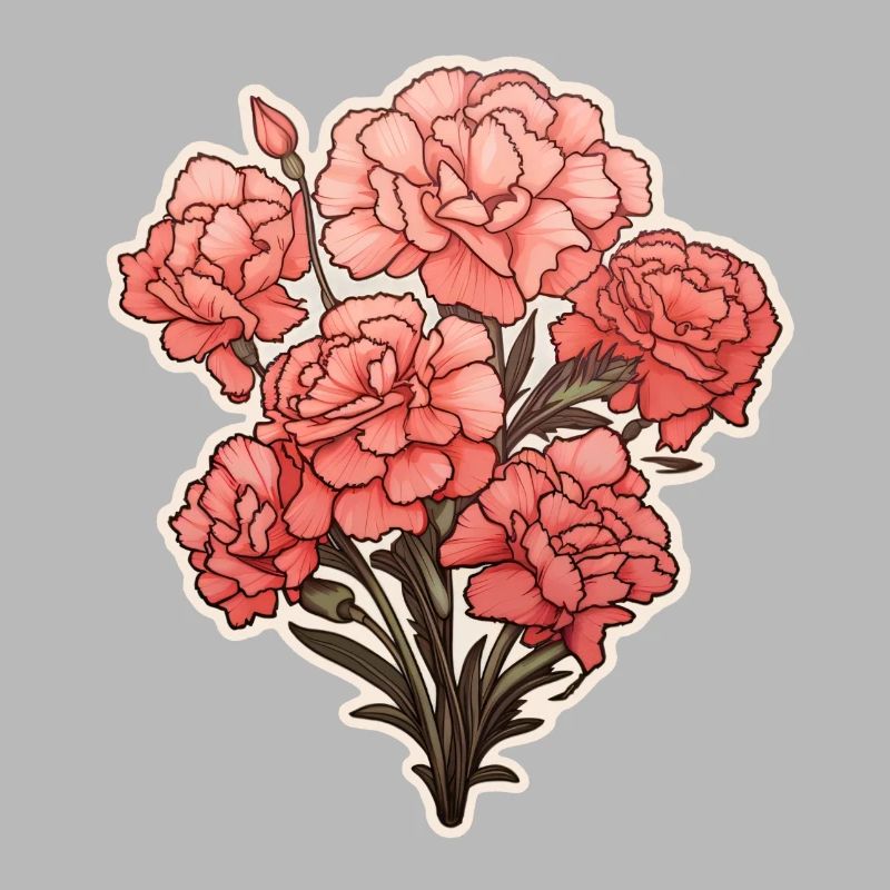 Oeillets Oeillet 6 Fleurs