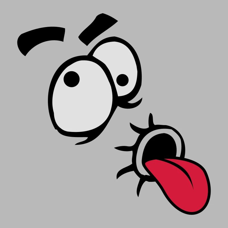 Funny Comic Face Cool Tongue Stick Out