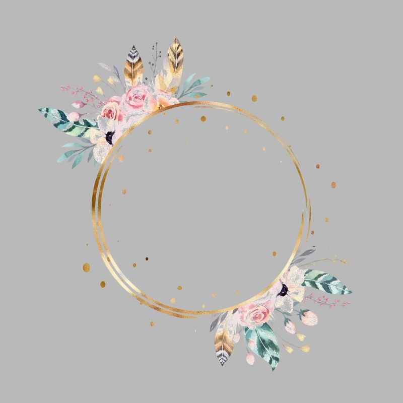 boho flower wreath