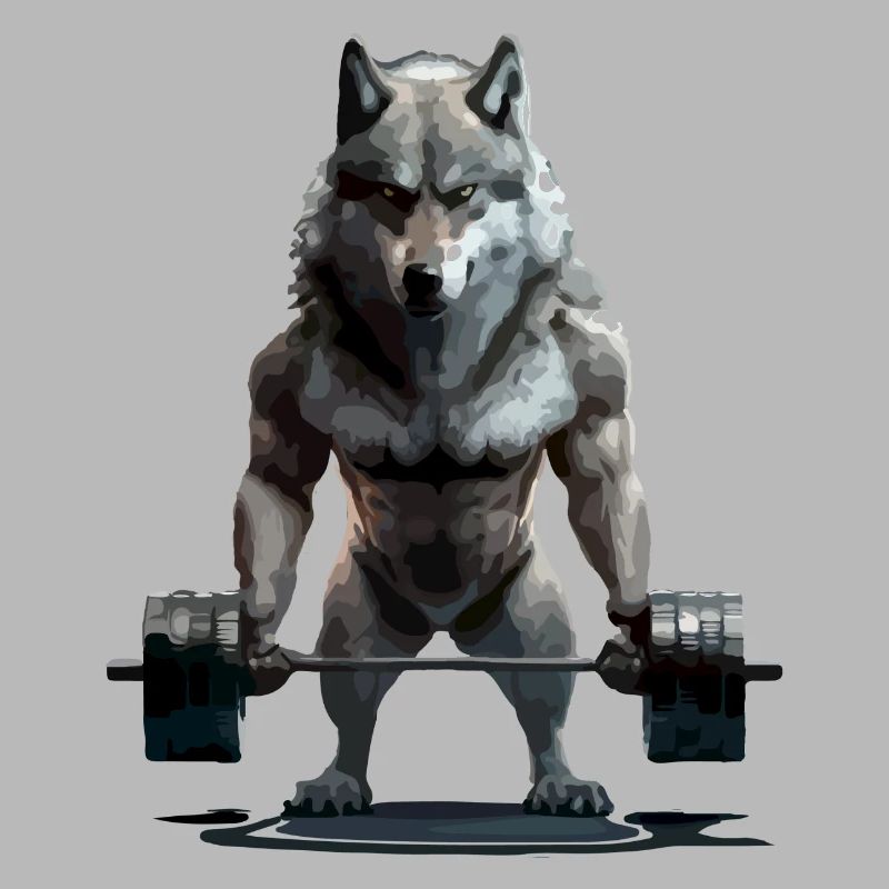 Der Wolf mit Veränderungen