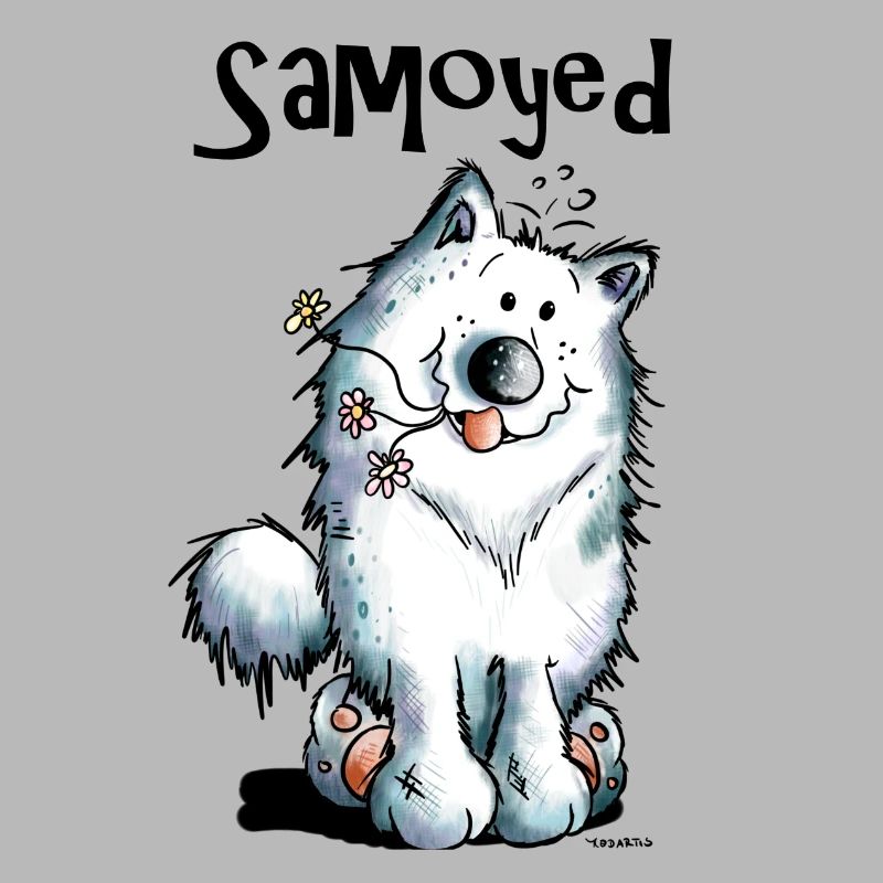 Funny Samoyed