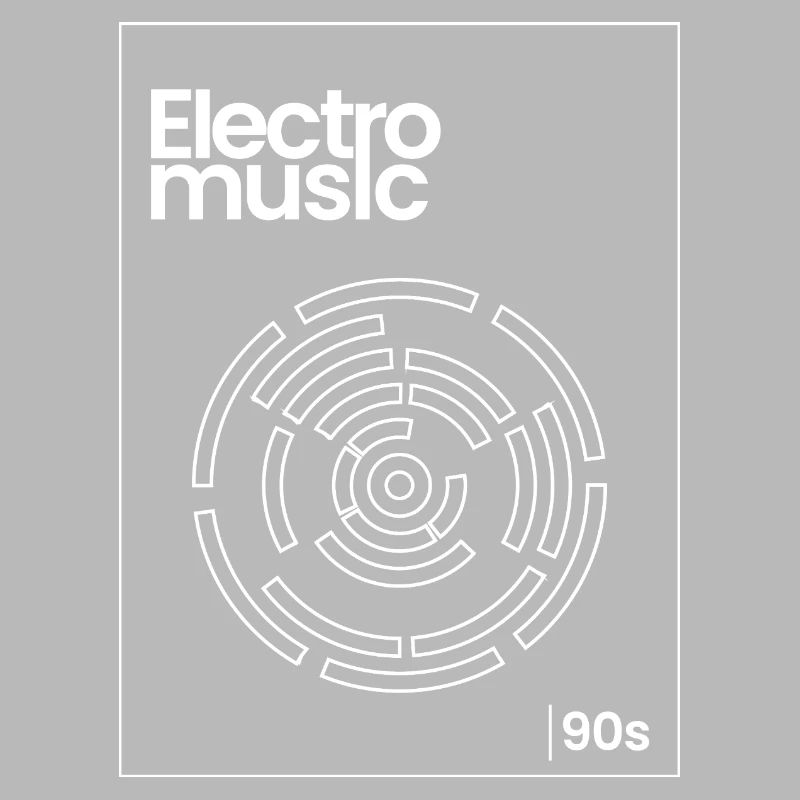 Electro Maze 90er Techno Tee