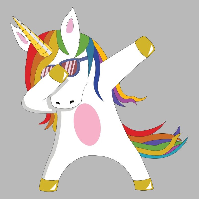 Dabbing Unicorn Geschenkidee dabbendes Einhorn Dab