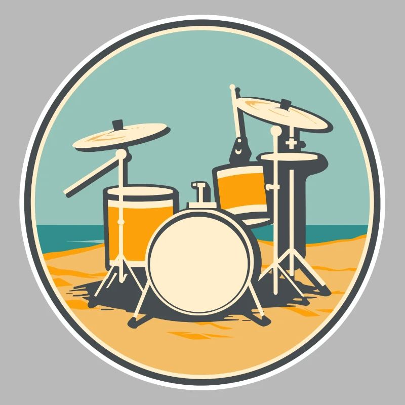 Drum Set Illustration