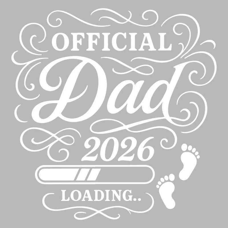 Dad 2026 Papa Loading Vaterschaft