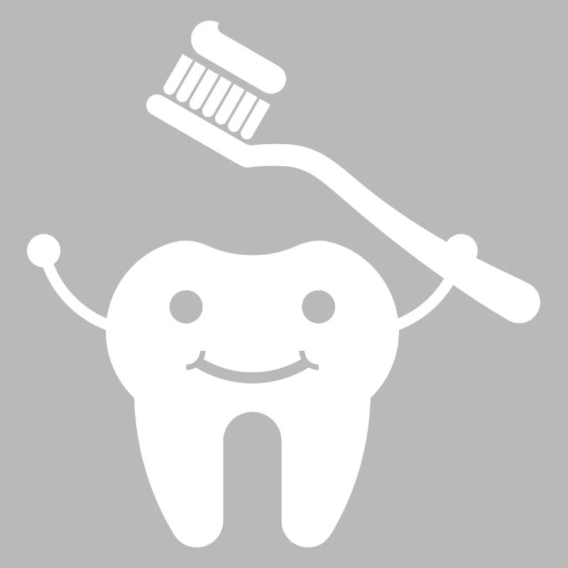 Dent avec brosse à dents