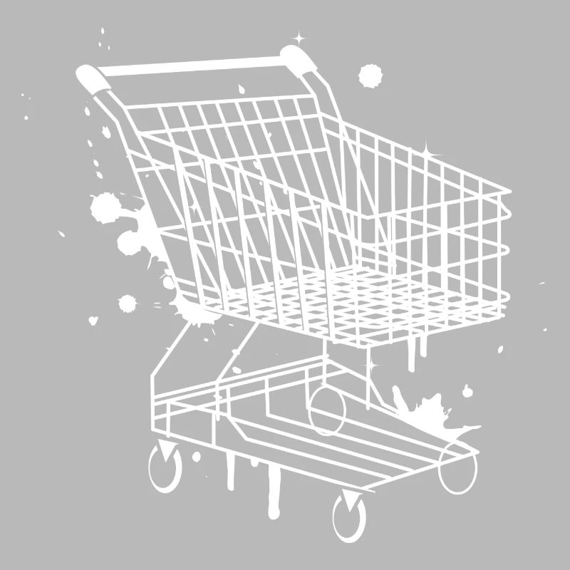 Panier d'achat graffiti
