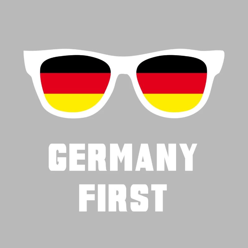 Germany First / Allemagne premier cadeau de drapeau