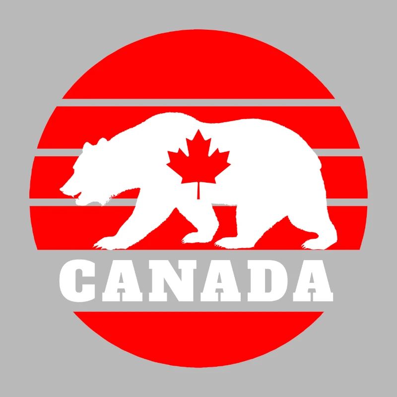 Canada Bear with Maple Leaf / Gift North America