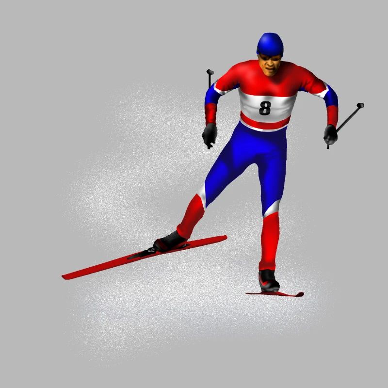 skiing